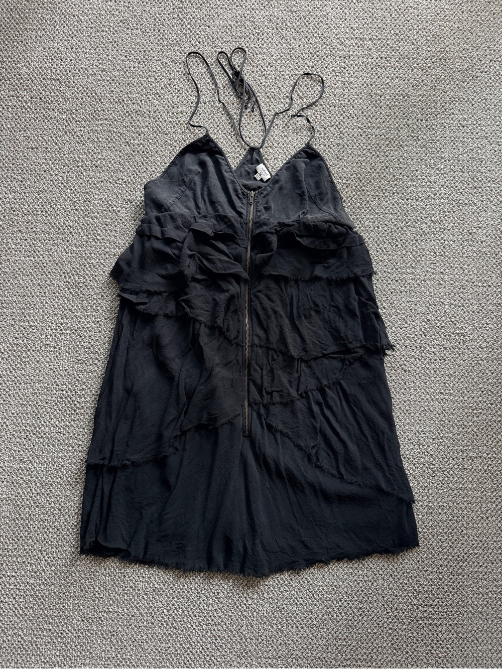 Aritzia Wilfred 100% Silk Black Dress S